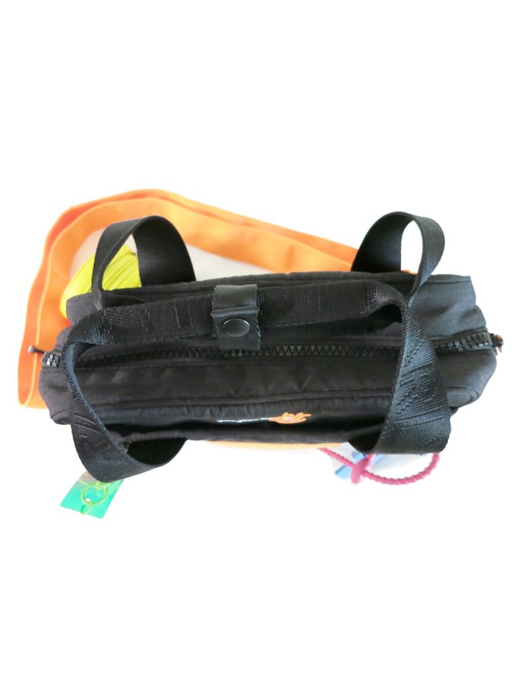PEARLY GATES Japan Black ACADEMY STYLE Happy Face Charm GOLF Cart Locker Bag - Picture 9 of 16